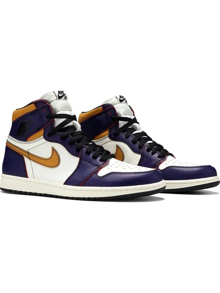 Кроссовки Air Jordan 1 Retro High SB LA To Chicago — изображение 8 из 8, фиолетовый