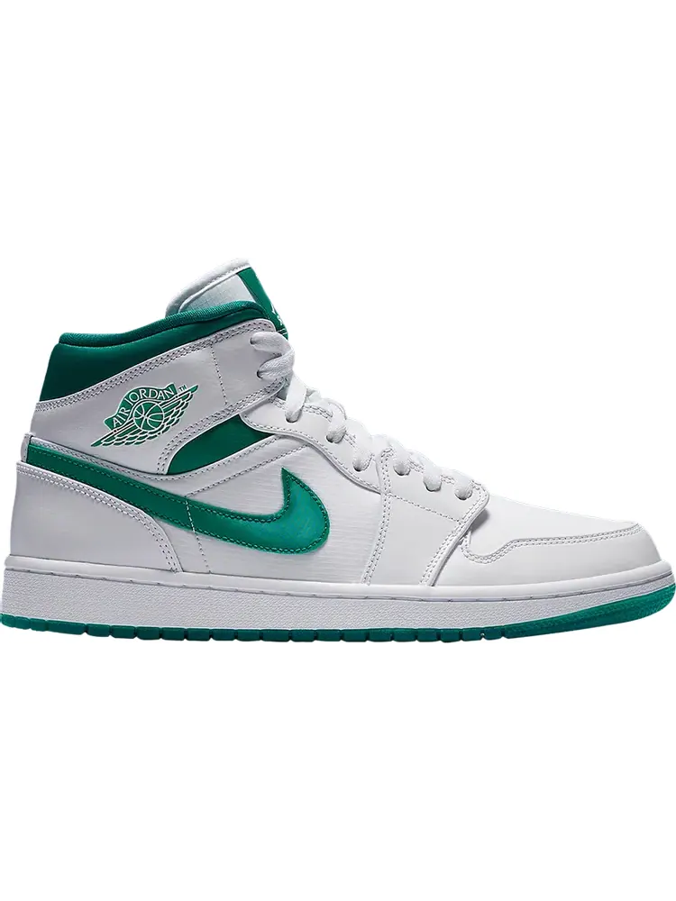 Кроссовки Air Jordan 1 Mid Mystic Green — изображение 1 из 1, зеленый