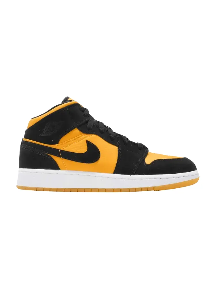 Кроссовки Air Jordan 1 Mid SE GC GS 'University Gold' — изображение 1 из 1, черный