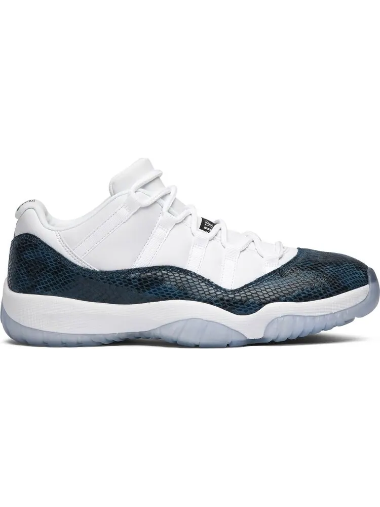 Кроссовки Air Jordan 11 Retro Low Navy Snakeskin 2019 — изображение 1 из 8, белый