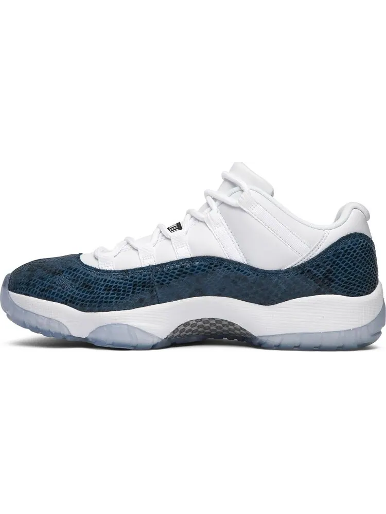 Кроссовки Air Jordan 11 Retro Low Navy Snakeskin 2019 — изображение 3 из 8, белый