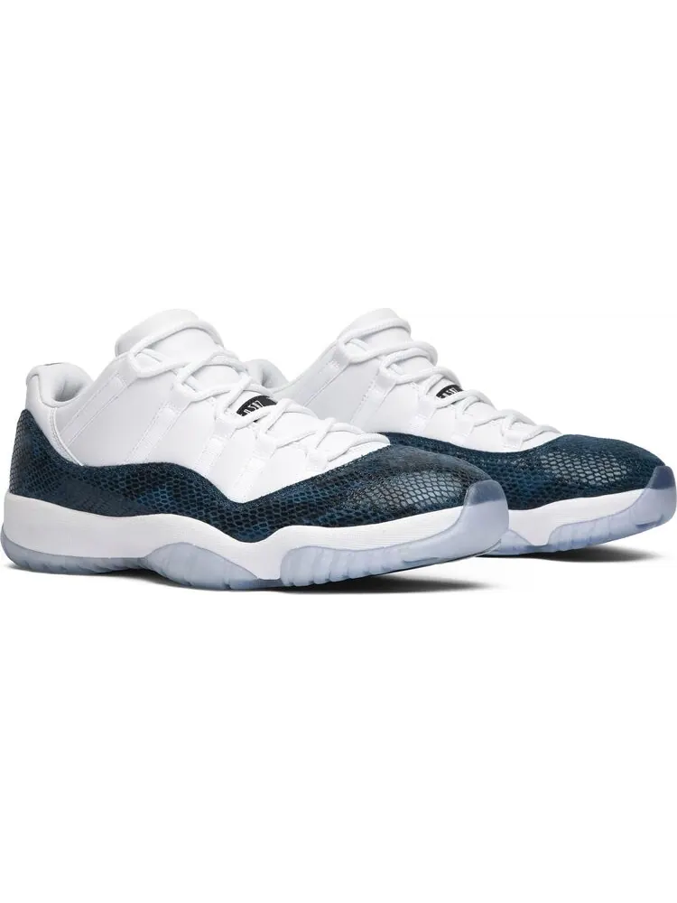 Кроссовки Air Jordan 11 Retro Low Navy Snakeskin 2019 — изображение 8 из 8, белый