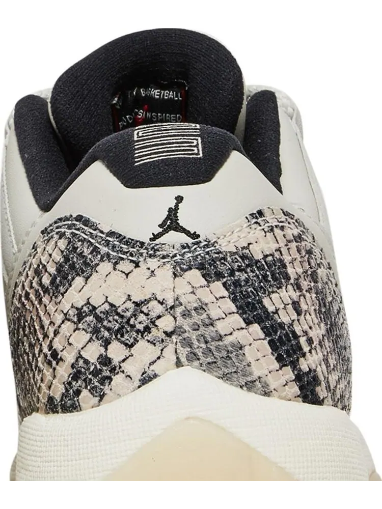 Кроссовки Air Jordan 11 Retro Low GS Light Bone Snakeskin — изображение 7 из 8, серый