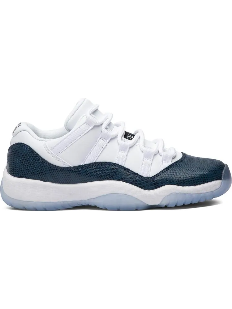 Кроссовки Jordan 11 Retro Low GS Navy Snakeskin 2019 — изображение 1 из 8, синий
