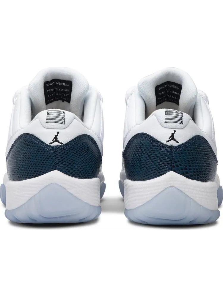 Кроссовки Jordan 11 Retro Low GS Navy Snakeskin 2019 — изображение 6 из 8, синий