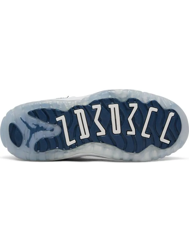 Кроссовки Air Jordan 11 Retro Low PS Navy Snakeskin 2019 — изображение 4 из 8, белый