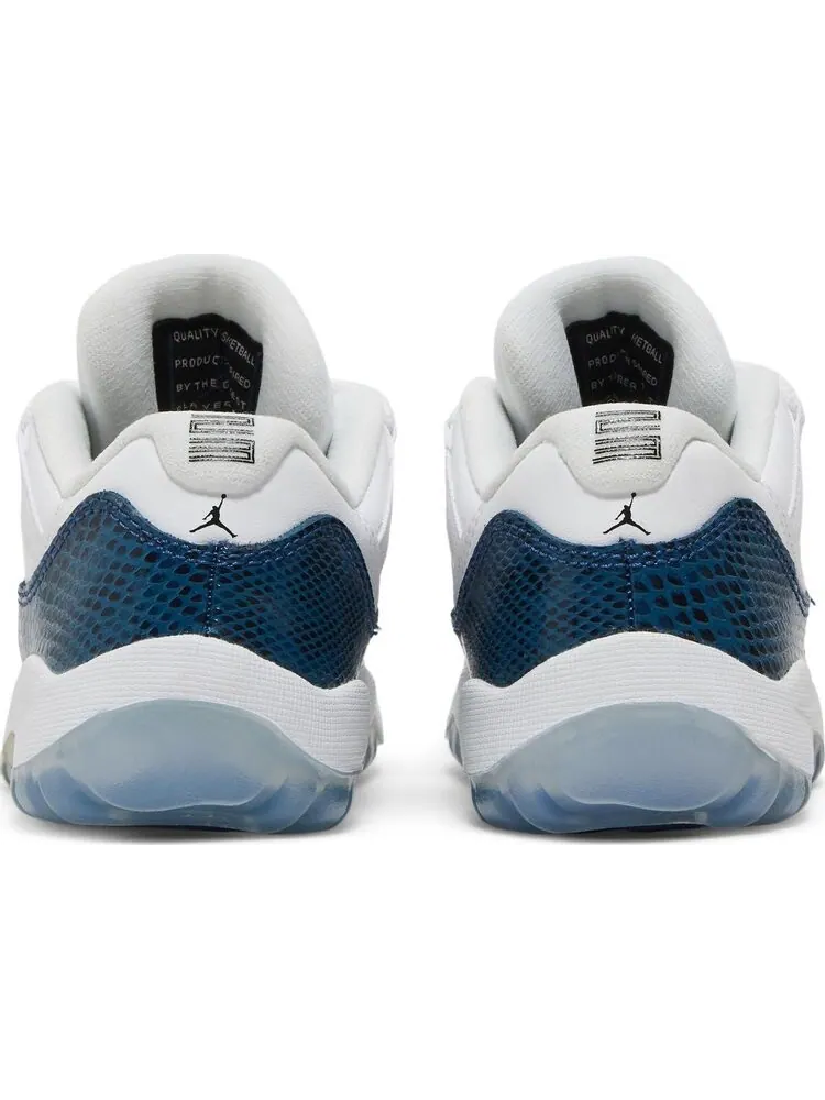 Кроссовки Air Jordan 11 Retro Low PS Navy Snakeskin 2019 — изображение 6 из 8, белый
