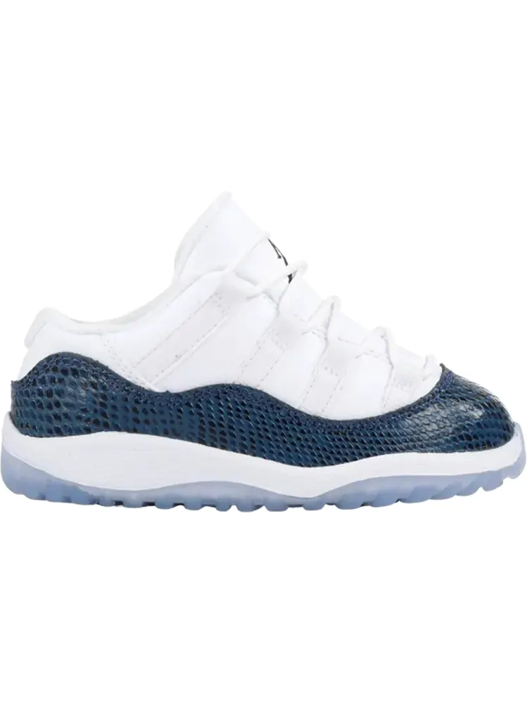Кроссовки Air Jordan 11 Retro Low TD Navy Snakeskin 2019 — изображение 1 из 1, белый