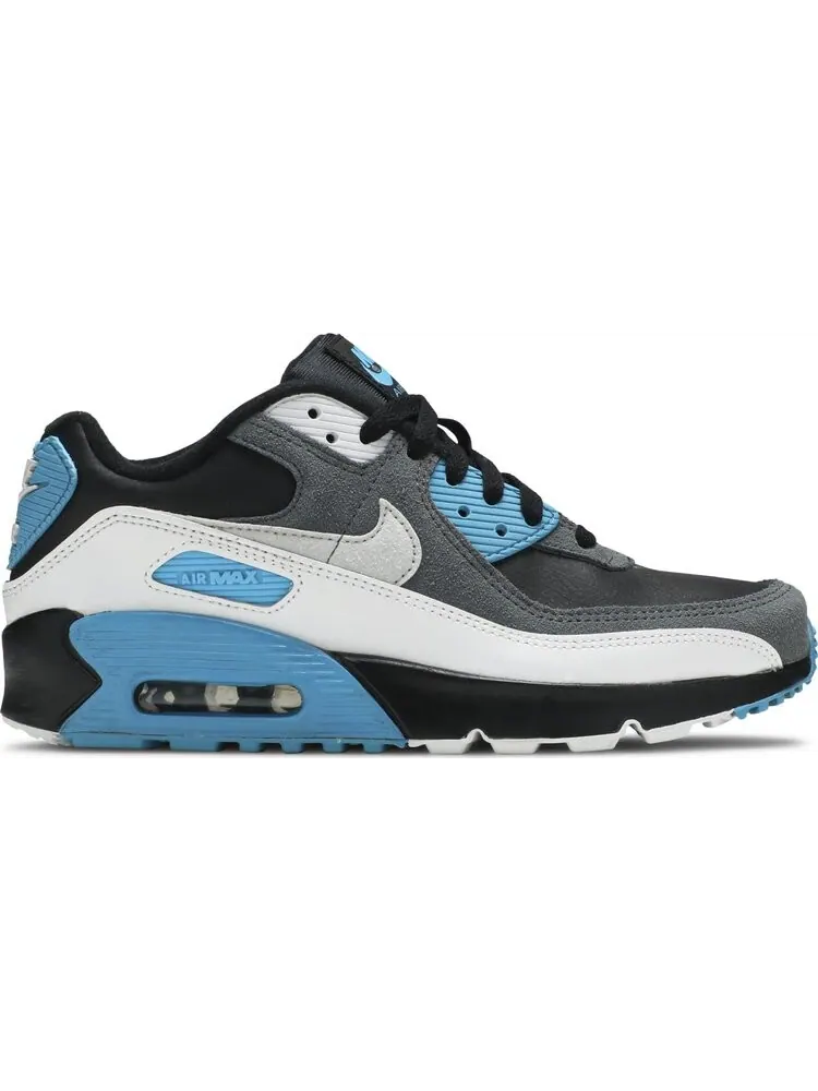 Кроссовки Nike Air Max 90 Leather GS 'Black Dark Grey'