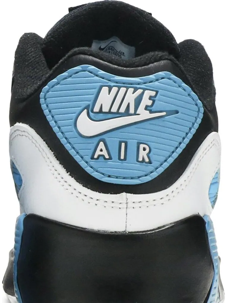 Кроссовки Nike Air Max 90 Leather GS 'Black Dark Grey' — изображение 7 из 8, черный