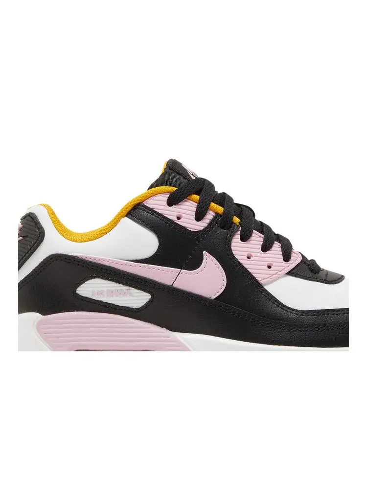 Кроссовки Nike Air Max 90 Leather GS 'Black Light Arctic Pink' — изображение 3 из 9
