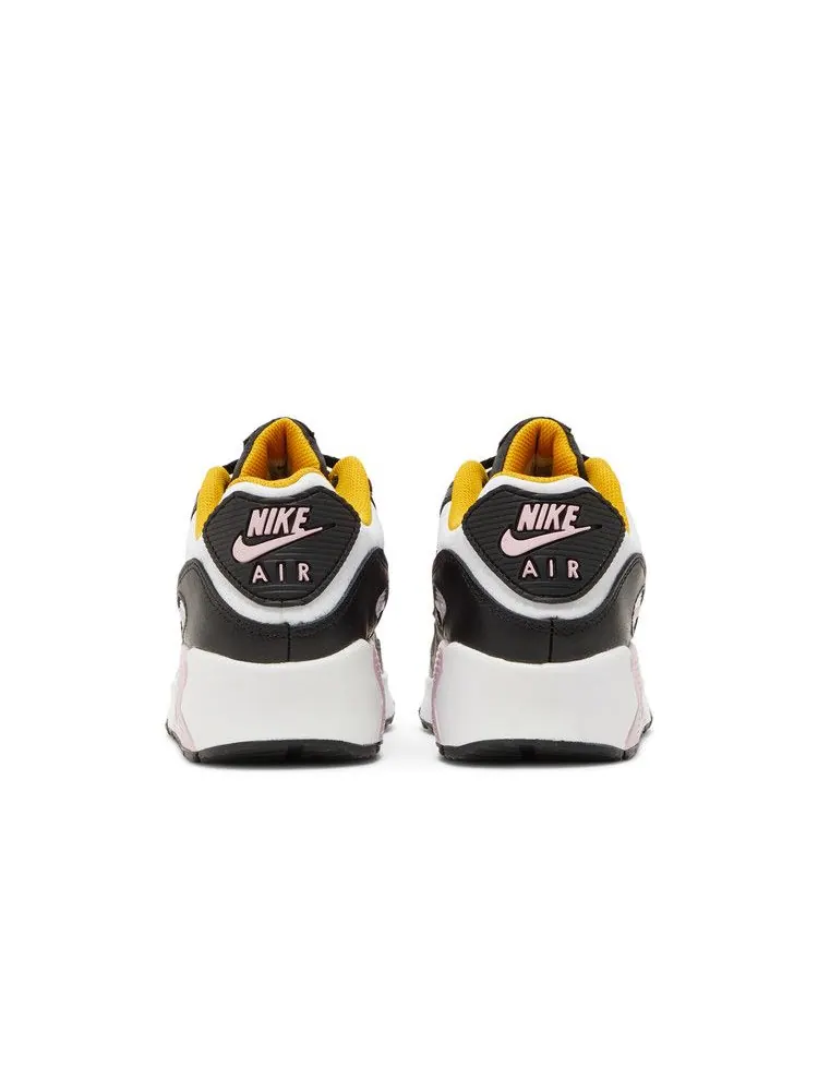 Кроссовки Nike Air Max 90 Leather GS 'Black Light Arctic Pink' — изображение 7 из 9