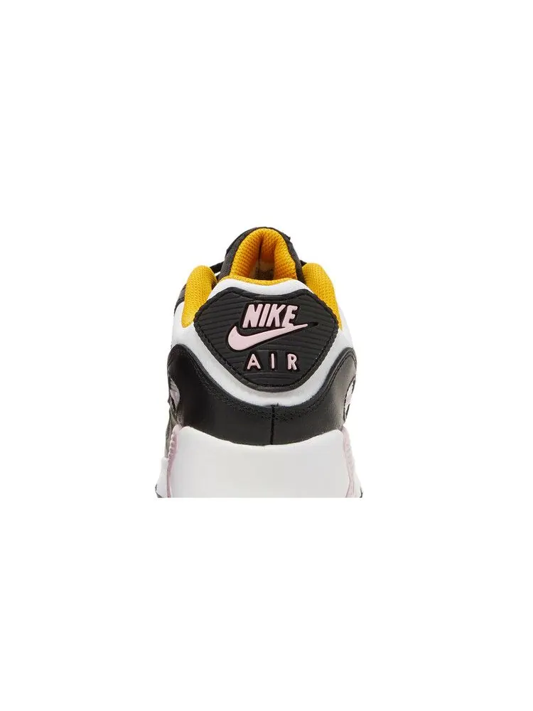 Кроссовки Nike Air Max 90 Leather GS 'Black Light Arctic Pink' — изображение 8 из 9