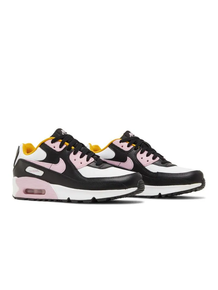 Кроссовки Nike Air Max 90 Leather GS 'Black Light Arctic Pink' — изображение 9 из 9