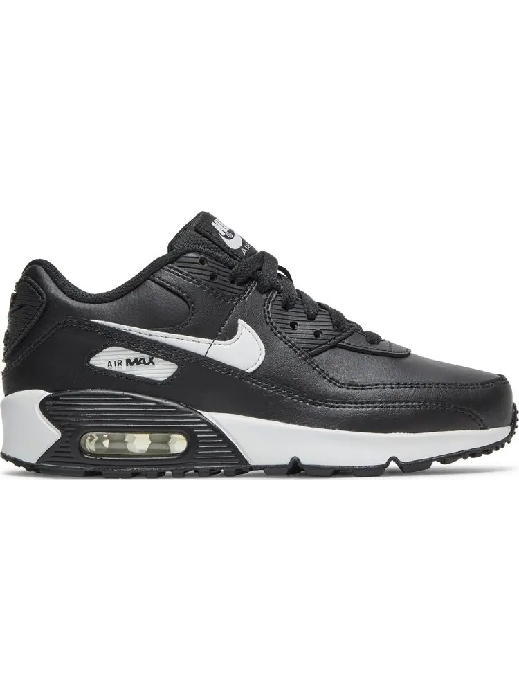 Кроссовки Nike Air Max 90 GS 'Black White' — изображение 1 из 8, черный
