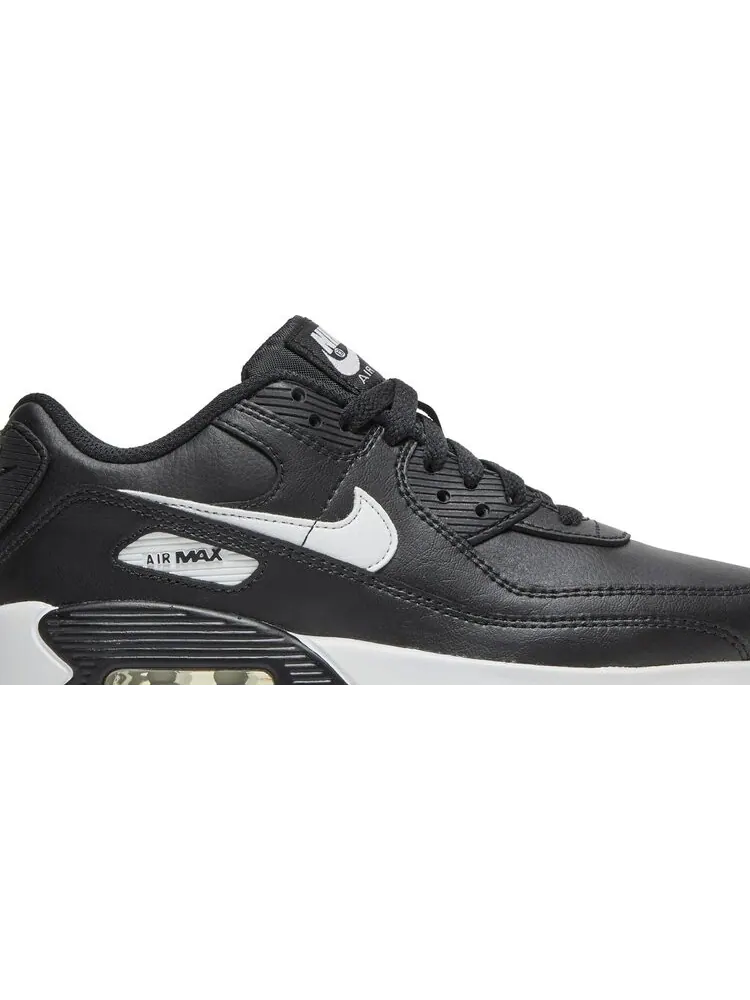 Кроссовки Nike Air Max 90 GS 'Black White' — изображение 2 из 8, черный