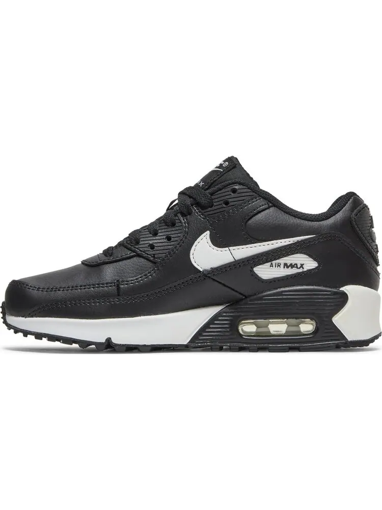 Кроссовки Nike Air Max 90 GS 'Black White' — изображение 3 из 8, черный