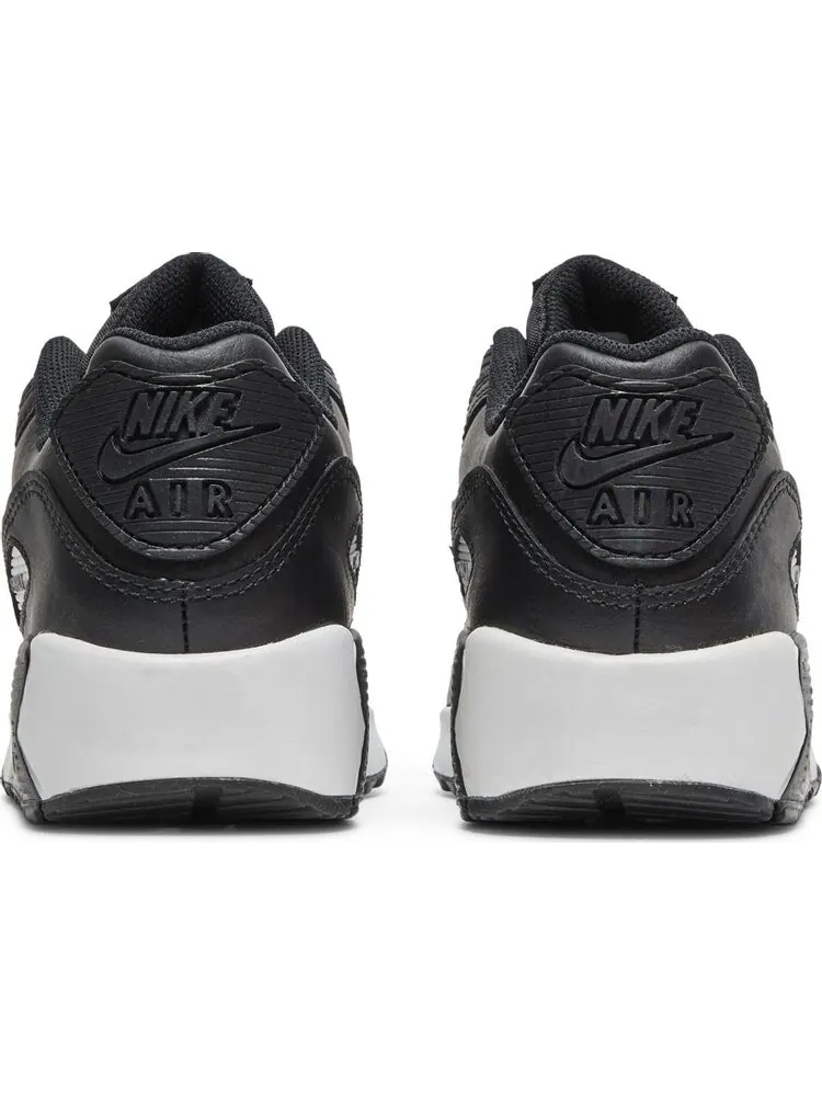 Кроссовки Nike Air Max 90 GS 'Black White' — изображение 6 из 8, черный