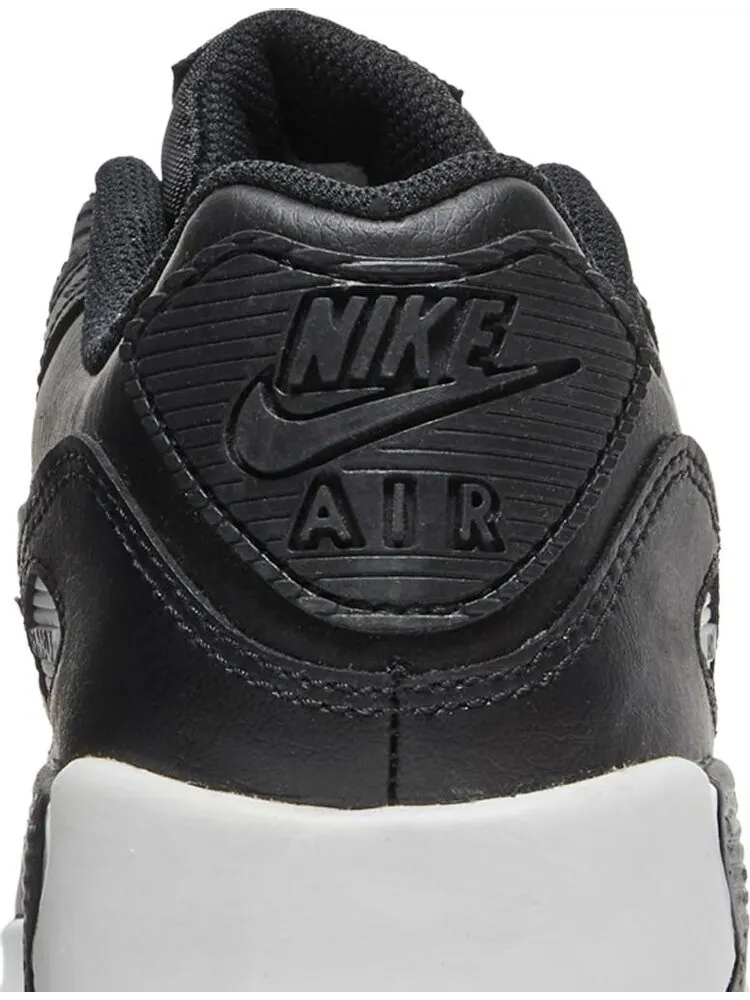 Кроссовки Nike Air Max 90 GS 'Black White' — изображение 7 из 8, черный