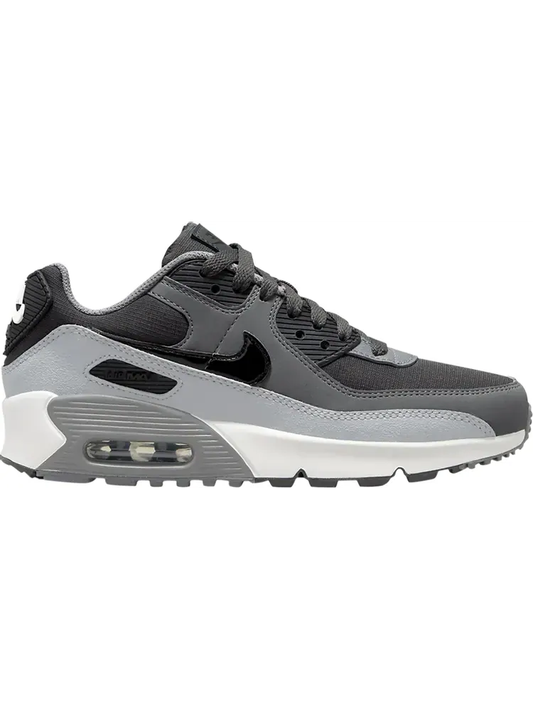 Кроссовки Nike Air Max 90 Leather GS 'Anthracite Dark Grey' — изображение 1 из 1, серый