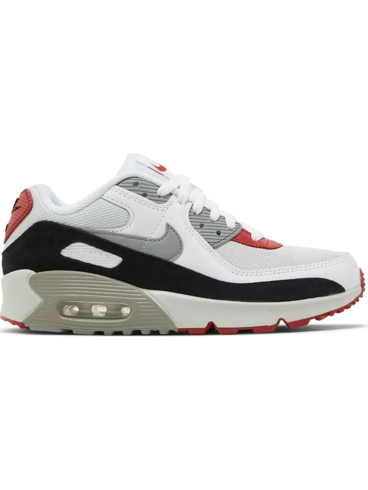Кроссовки Nike Air Max 90 Leather GS 'Photon Dust Grey' — изображение 1 из 8, серый