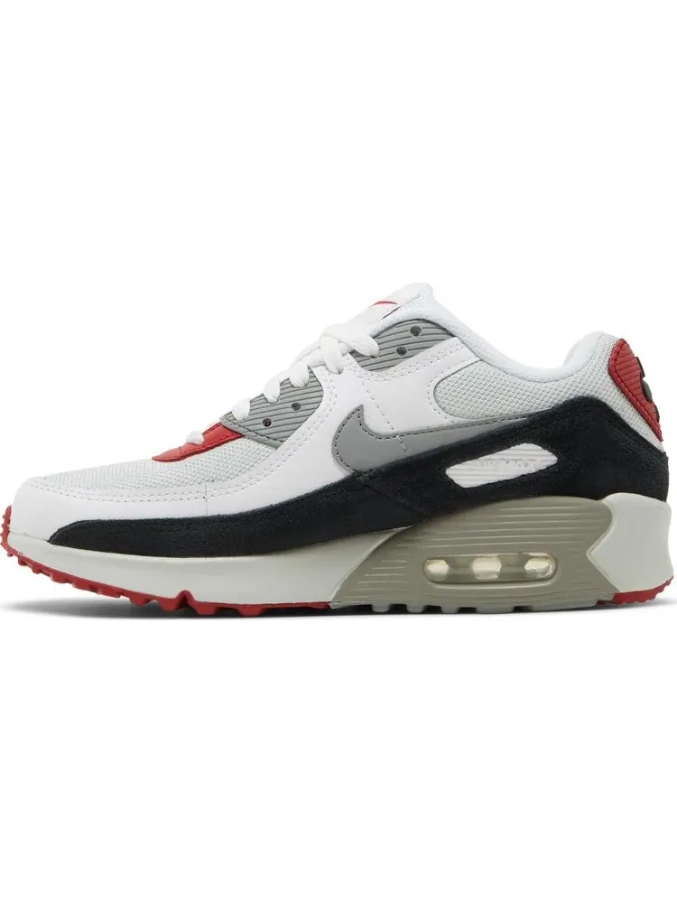 Кроссовки Nike Air Max 90 Leather GS 'Photon Dust Grey' — изображение 3 из 8, серый