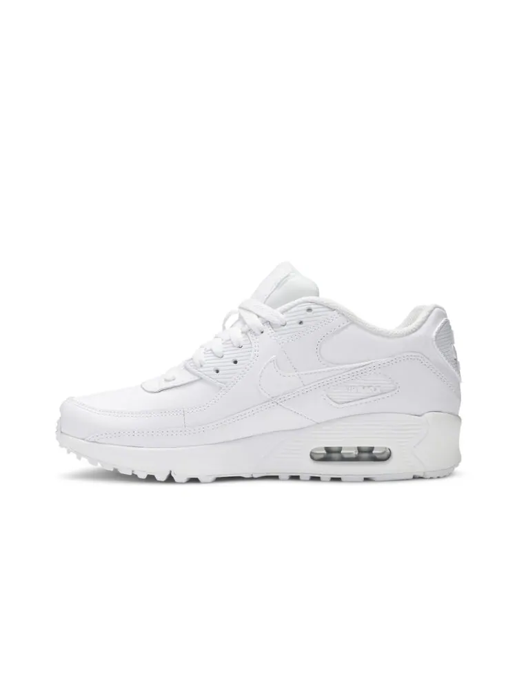 Кроссовки Nike Air Max 90 Leather GS — изображение 3 из 4, белый