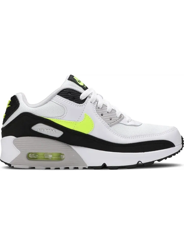 Кроссовки Nike Air Max 90 GS 'White Hot Lime' — изображение 1 из 8, белый