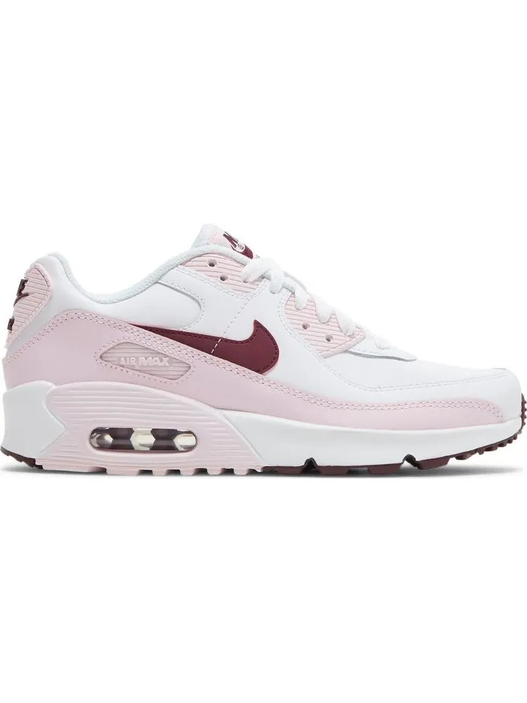 Кроссовки Nike Air Max 90 Leather GS 'Pink Foam' — изображение 1 из 8, розовый