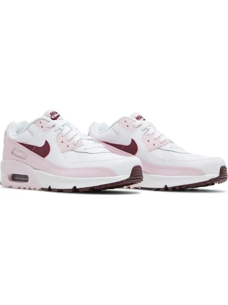 Кроссовки Nike Air Max 90 Leather GS 'Pink Foam' — изображение 8 из 8, розовый