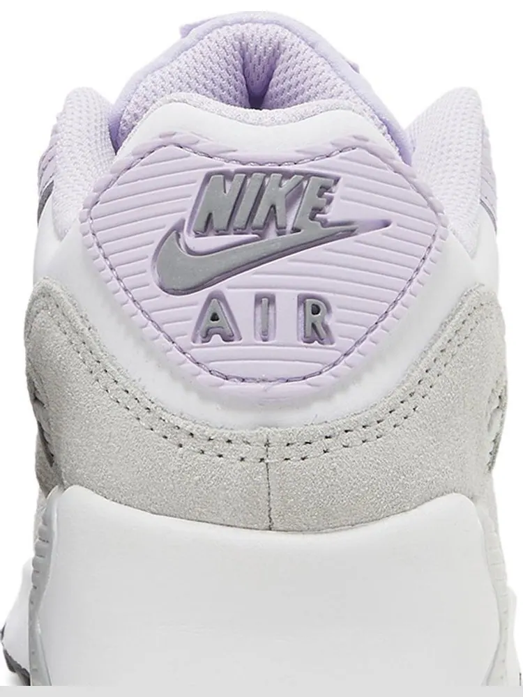Кроссовки Nike Air Max 90 Leather GS 'Violet Frost' — изображение 7 из 8, фиолетовый