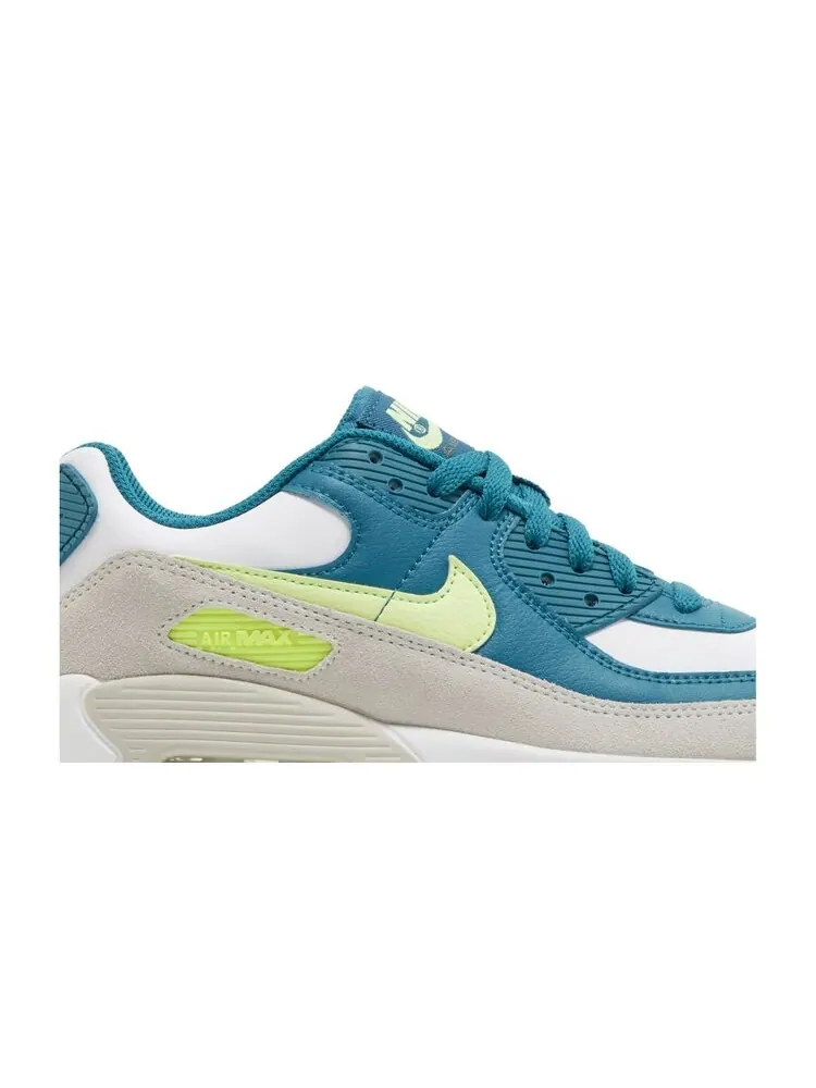 Кроссовки Nike Air Max 90 Leather GS — изображение 2 из 4, белый