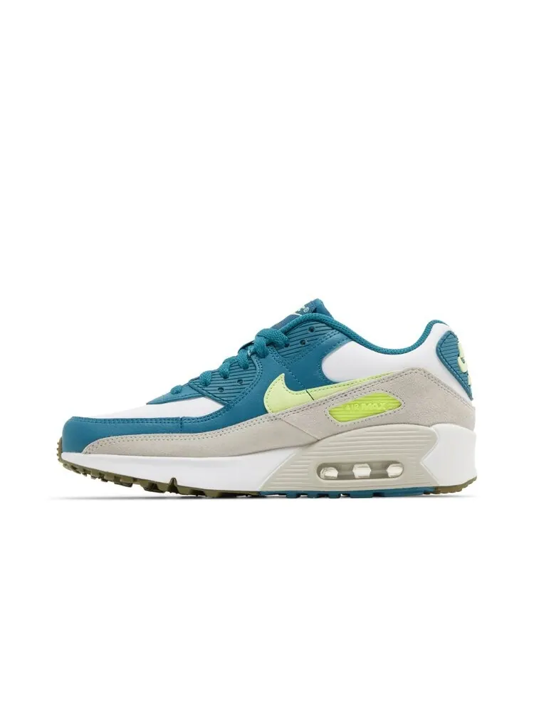 Кроссовки Nike Air Max 90 Leather GS — изображение 3 из 4, белый