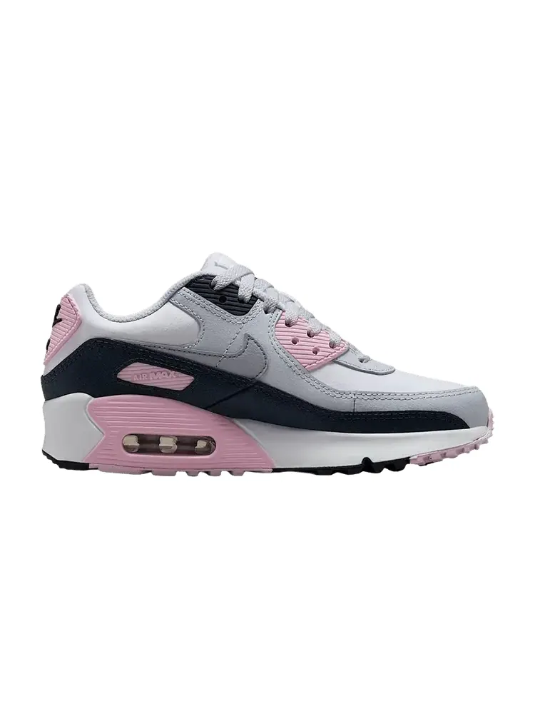 Кроссовки Nike Air Max 90 LTR GS 'White Pink Foam' — изображение 1 из 1, белый