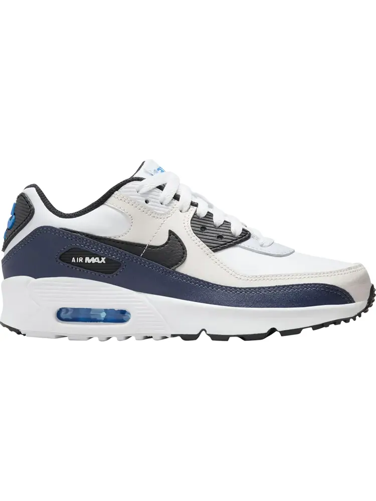 Кроссовки Air Max 90 Leather GS 'Phantom Thunder Blue' — изображение 1 из 1, белый