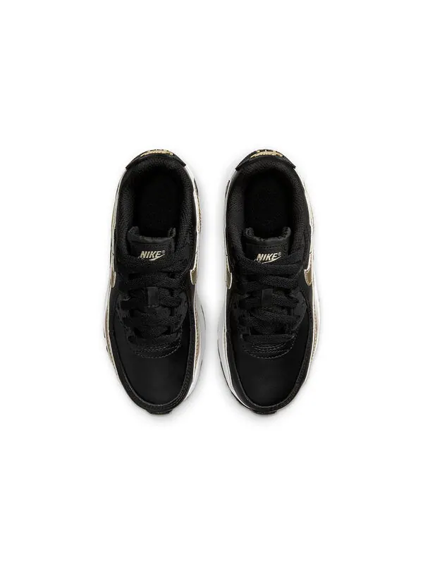 Кроссовки Nike Air Max 90 LTR PS — изображение 4 из 4, черный/золотистый