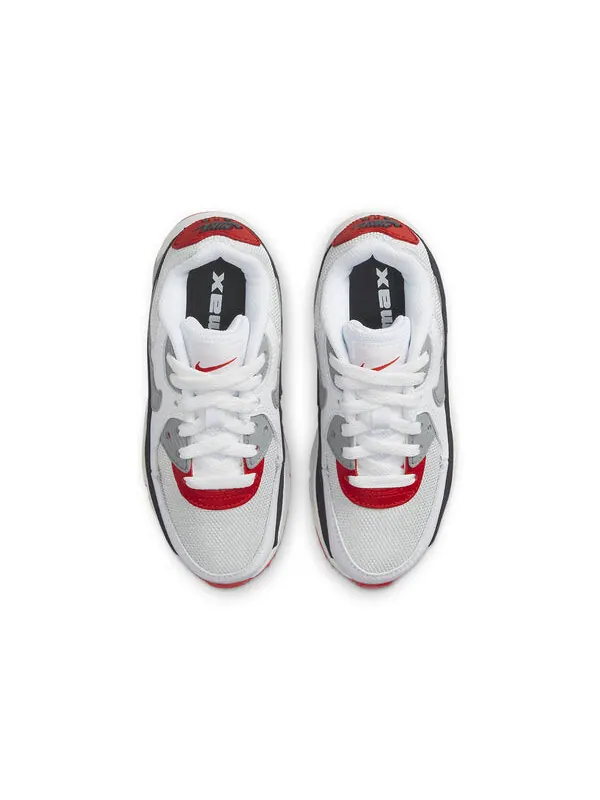 Кроссовки Nike Air Max 90 LTR PS — изображение 4 из 4, белый/серый/красный