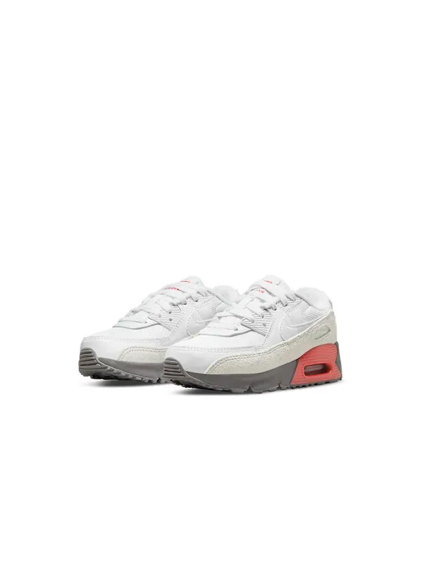 Кроссовки Nike Air Max 90 LTR PS — изображение 3 из 4, белый/серый/красный