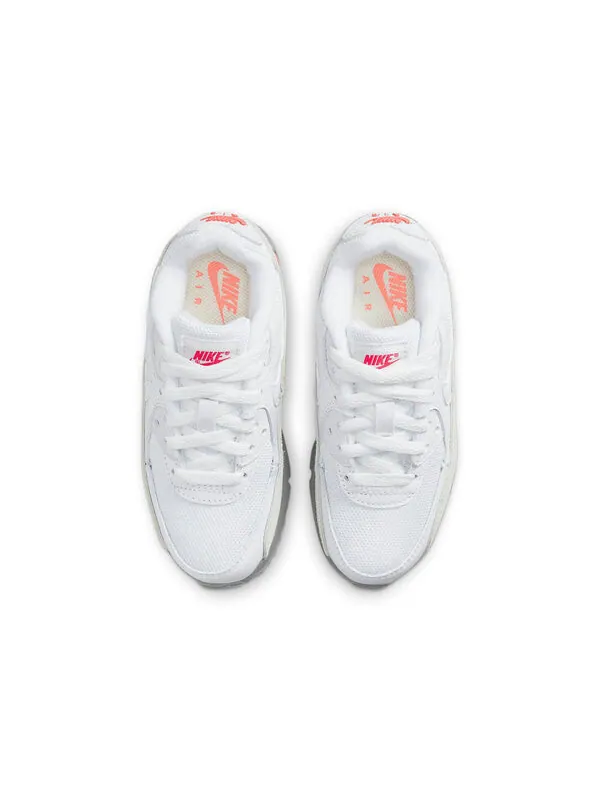 Кроссовки Nike Air Max 90 LTR PS — изображение 4 из 4, белый/серый/красный