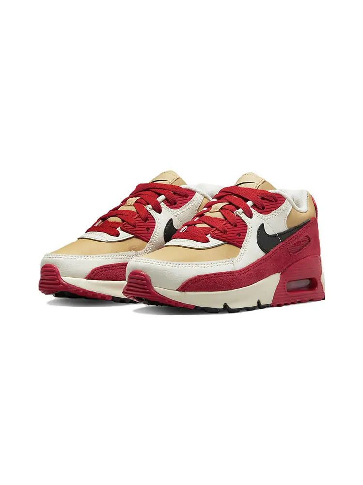 Кроссовки Nike Air Max 90 LTR PS — изображение 3 из 6, красный/белый/бежевый