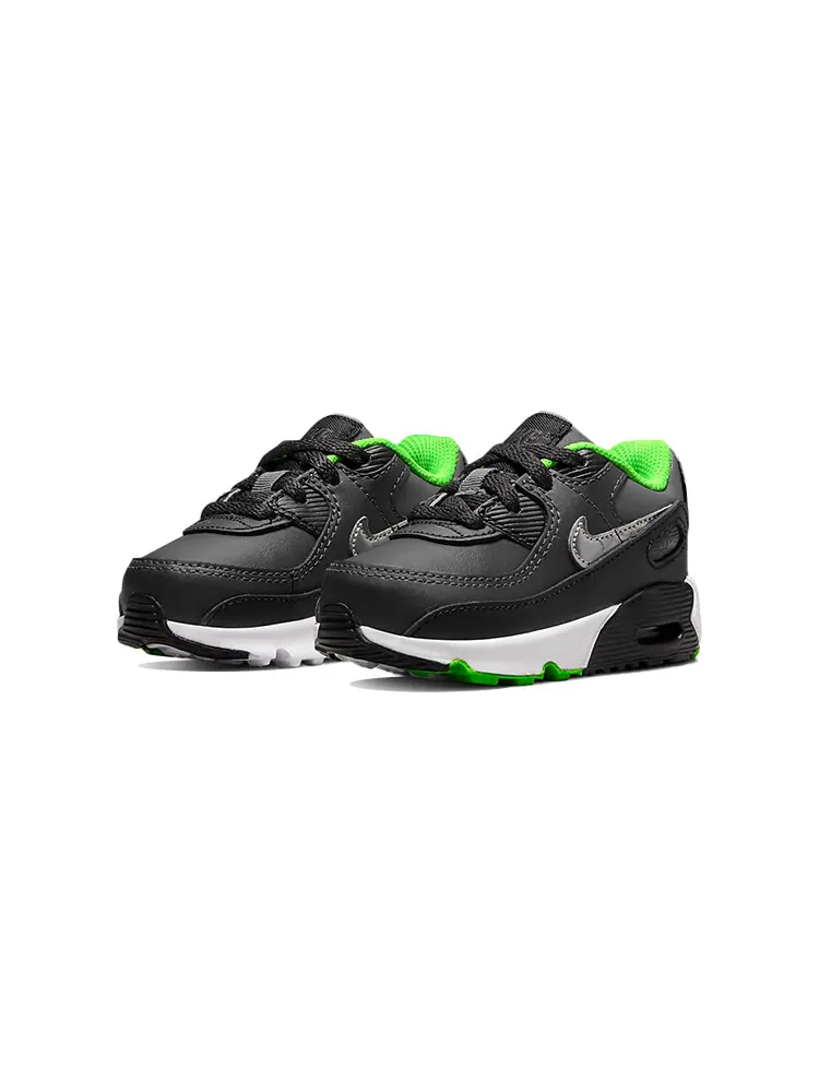 Кроссовки Nike Air Max 90 — изображение 3 из 6, черный/серый/зеленый