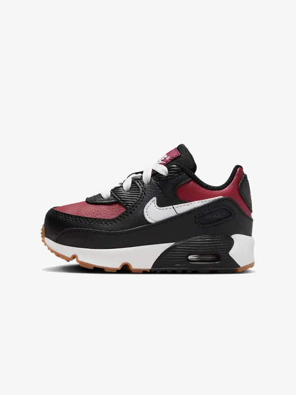 Кроссовки Nike Air Max 90 — изображение 1 из 4, черный/белый/бордовый