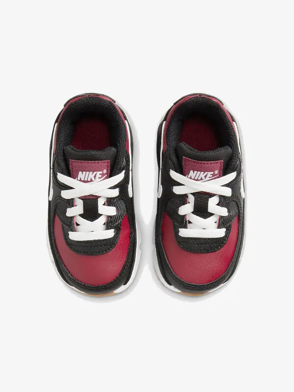 Кроссовки Nike Air Max 90 — изображение 4 из 4, черный/белый/бордовый