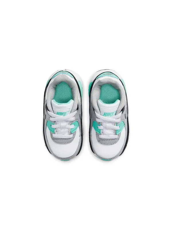 Кроссовки Nike Air Max 90, серый/черный/бирюзовый — изображение 4 из 4, серый/черный/зеленый