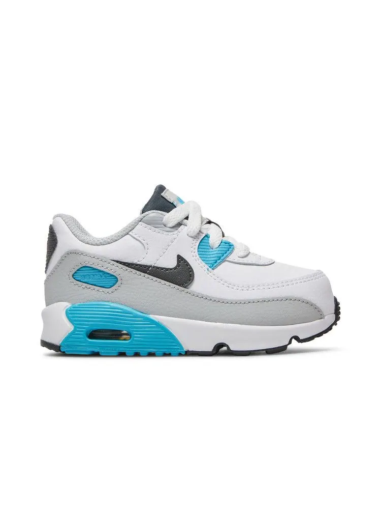 Кроссовки Nike Air Max 90 TD 'White Chlorine Blue' — изображение 2 из 9, белый/серый/синий