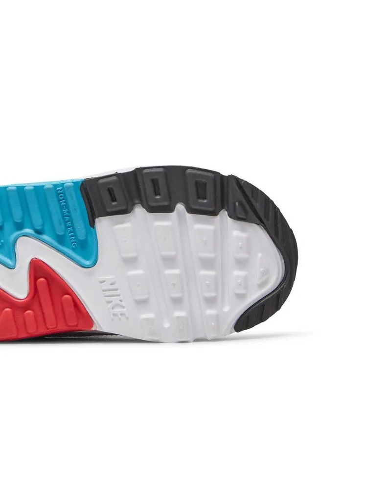 Кроссовки Nike Air Max 90 TD 'White Chlorine Blue' — изображение 6 из 9, белый/серый/синий
