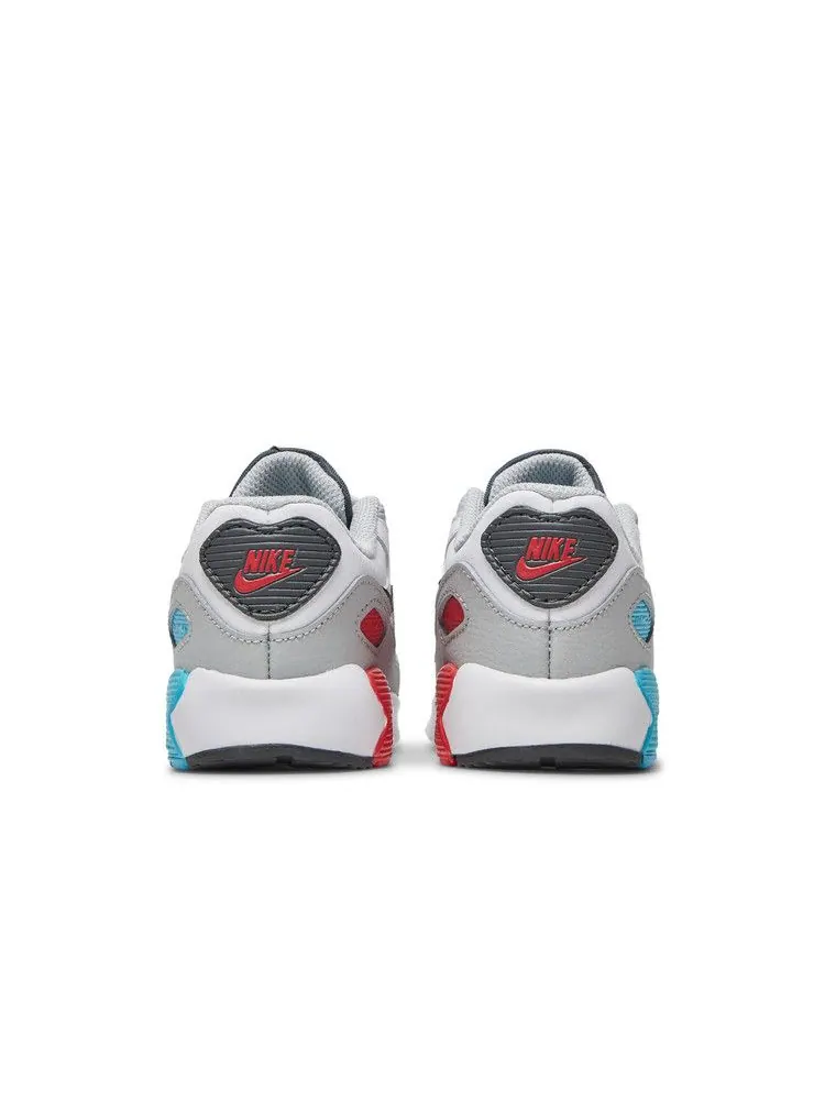 Кроссовки Nike Air Max 90 TD 'White Chlorine Blue' — изображение 7 из 9, белый/серый/синий