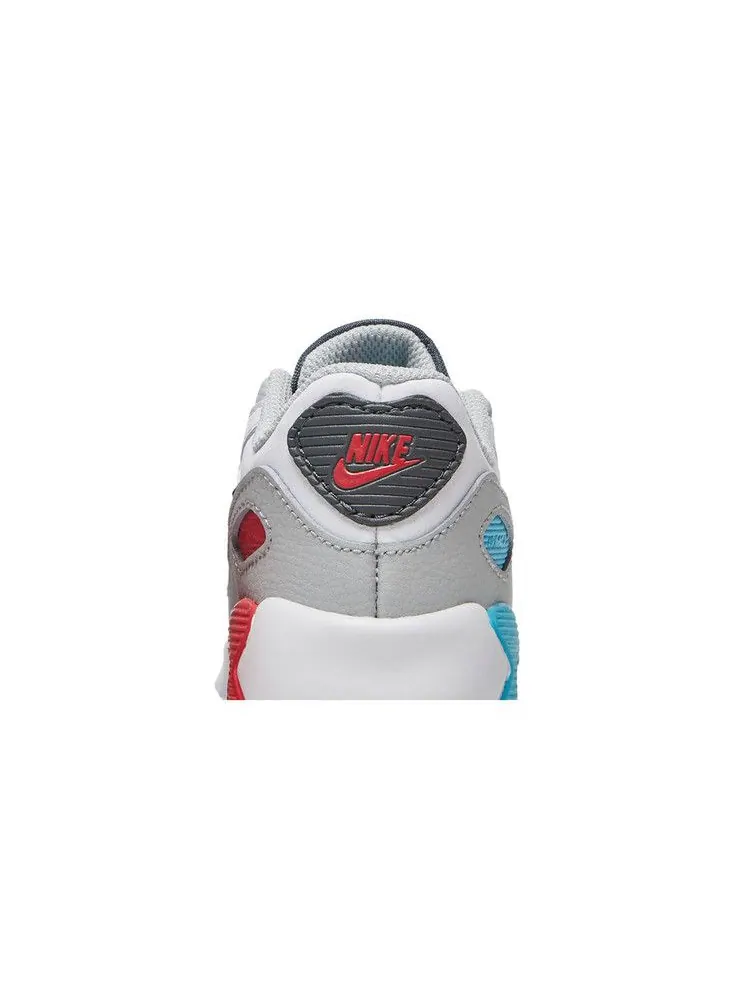 Кроссовки Nike Air Max 90 TD 'White Chlorine Blue' — изображение 8 из 9, белый/серый/синий