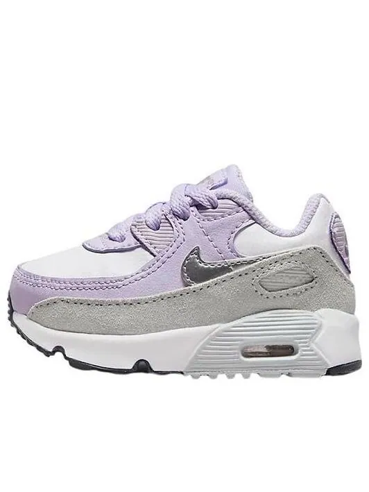 Кроссовки Nike Air Max 90 — изображение 1 из 4, белый/фиолетовый