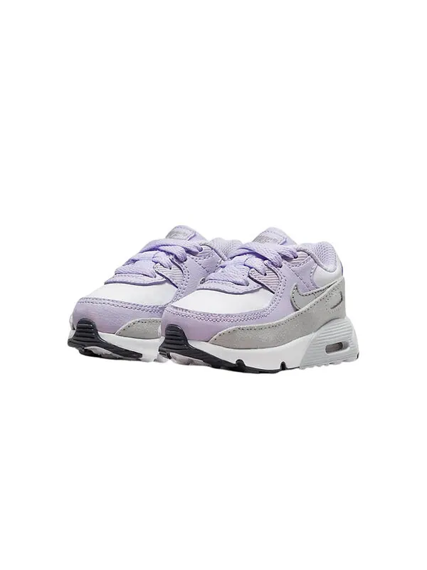 Кроссовки Nike Air Max 90 — изображение 3 из 4, белый/фиолетовый